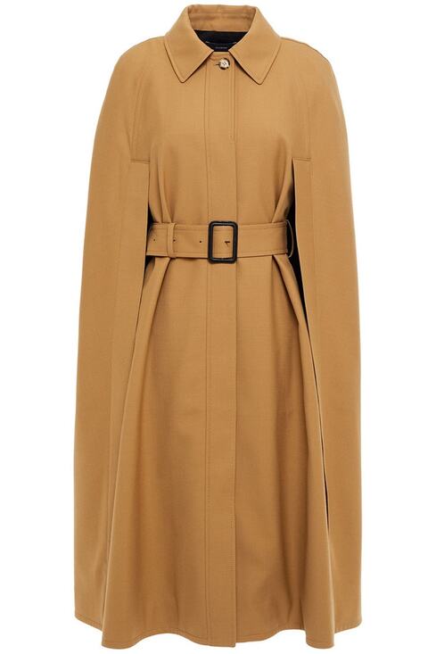 Joseph Jackets & Blazers - Joseph Tailored Camel Belted Gabardine Cape Size FR 32 / US 0